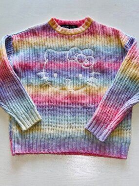 Forever 21 Hello Kitty Rainbow Sweater